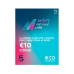 Cartao Livre 2,5€ Meo