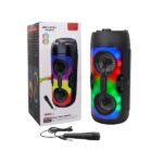 Coluna Bluetooth Super Bass com Microfone e Luzes LED RGB ZQS4292