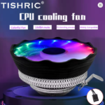 TISHRIC CPU Cooler Cooling Fan 120mm RGB