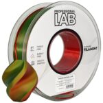 Filamento Silk PLA Tri Color red yellow green