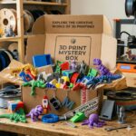 Caixa Surpresa – Mystery Box Impressão 3D Silver